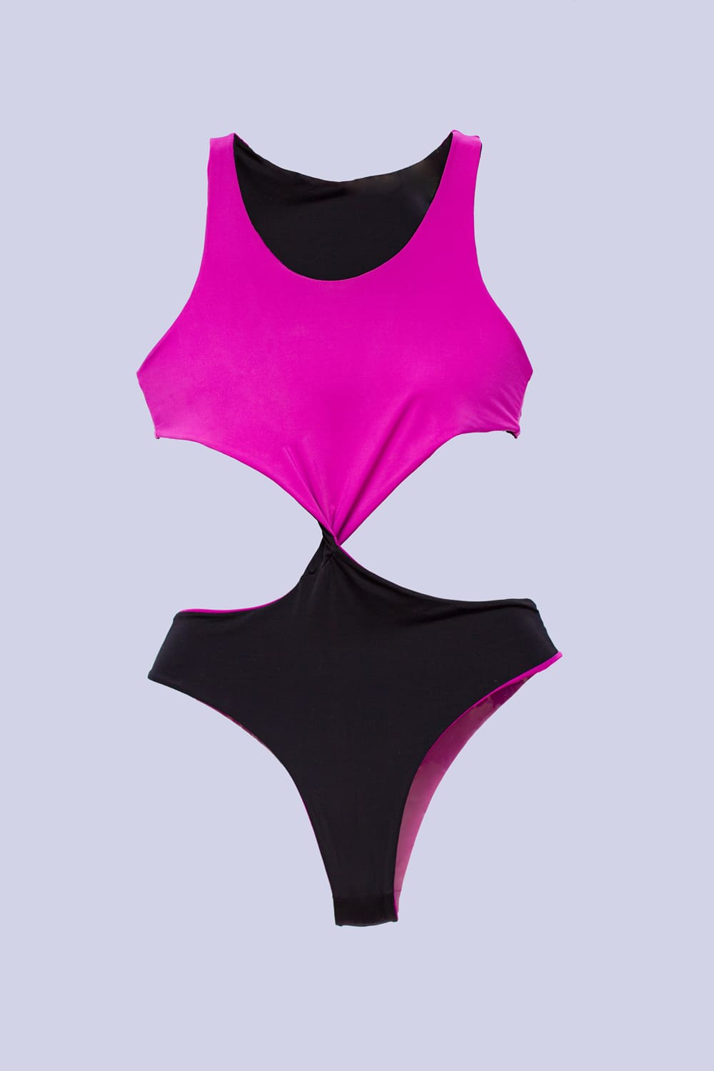 Swimming One Piece Swimsuits 100 UVA - Black