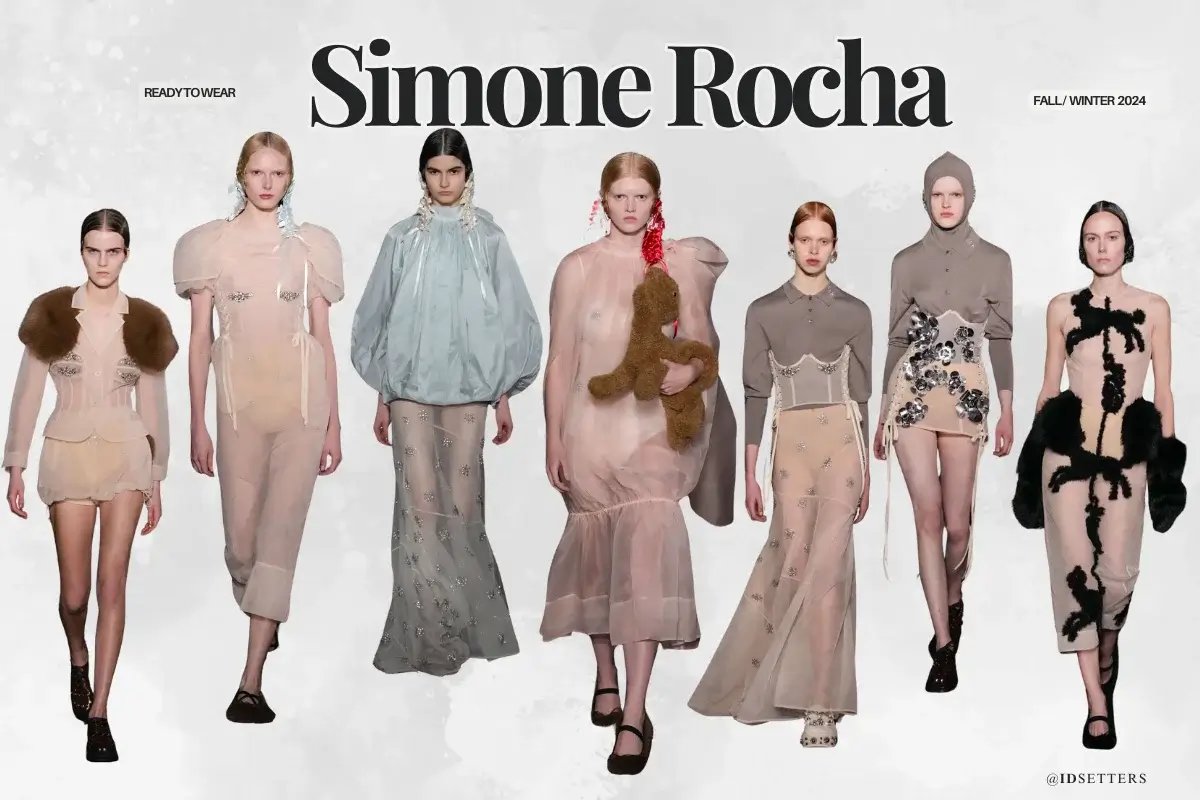 Feminidad Personificada: La Evolución de la Estética de Diseño de Simone Rocha
